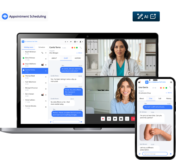 White label telehealth platform