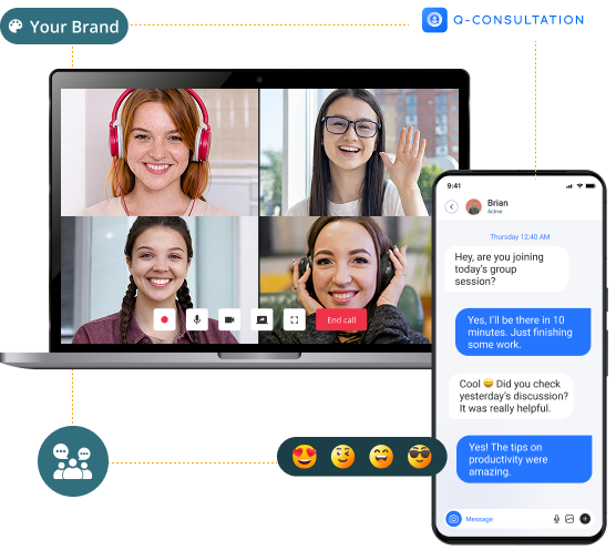 White label social networking platform
