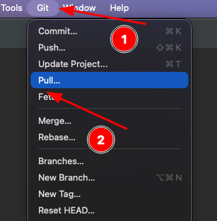 Android Studio dashboard