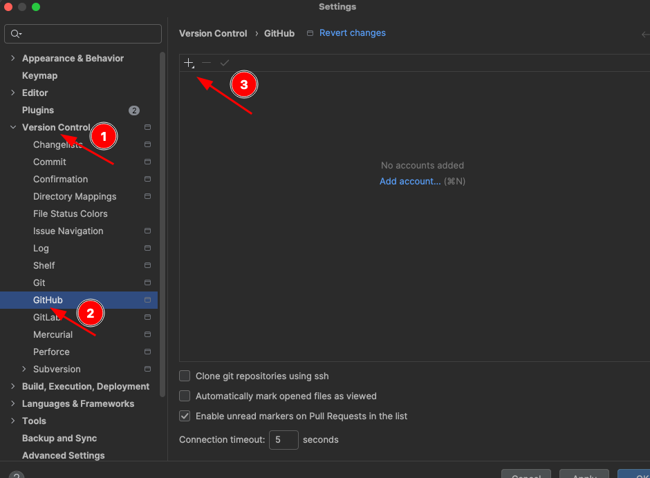 Android Studio dashboard