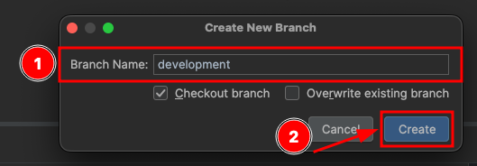 Android Studio dashboard
