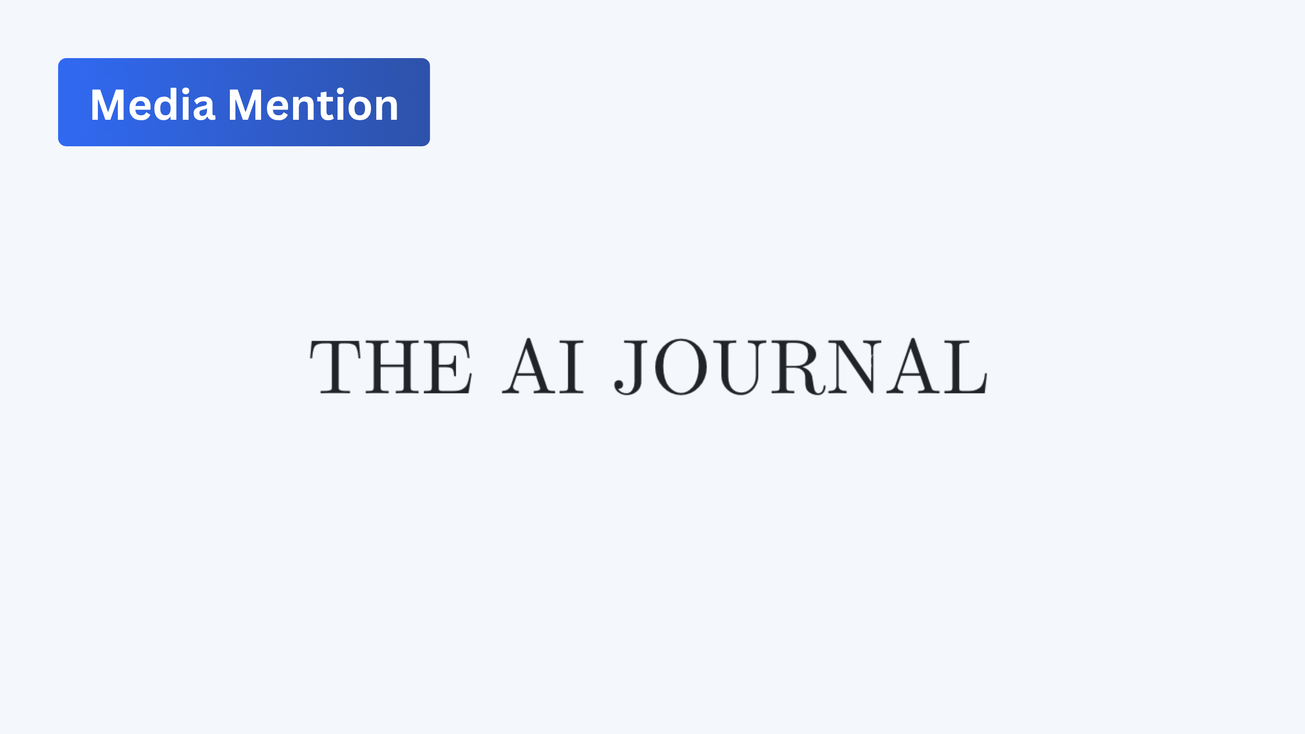 Logo of AI Journal magazine
