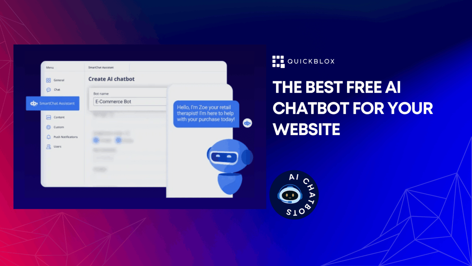 The Best Free AI Chatbots for Your Website • QuickBlox