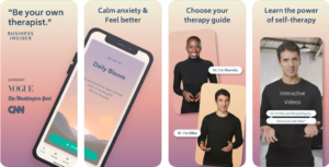 mobile only digital therapist app for CBT based therapy and self care