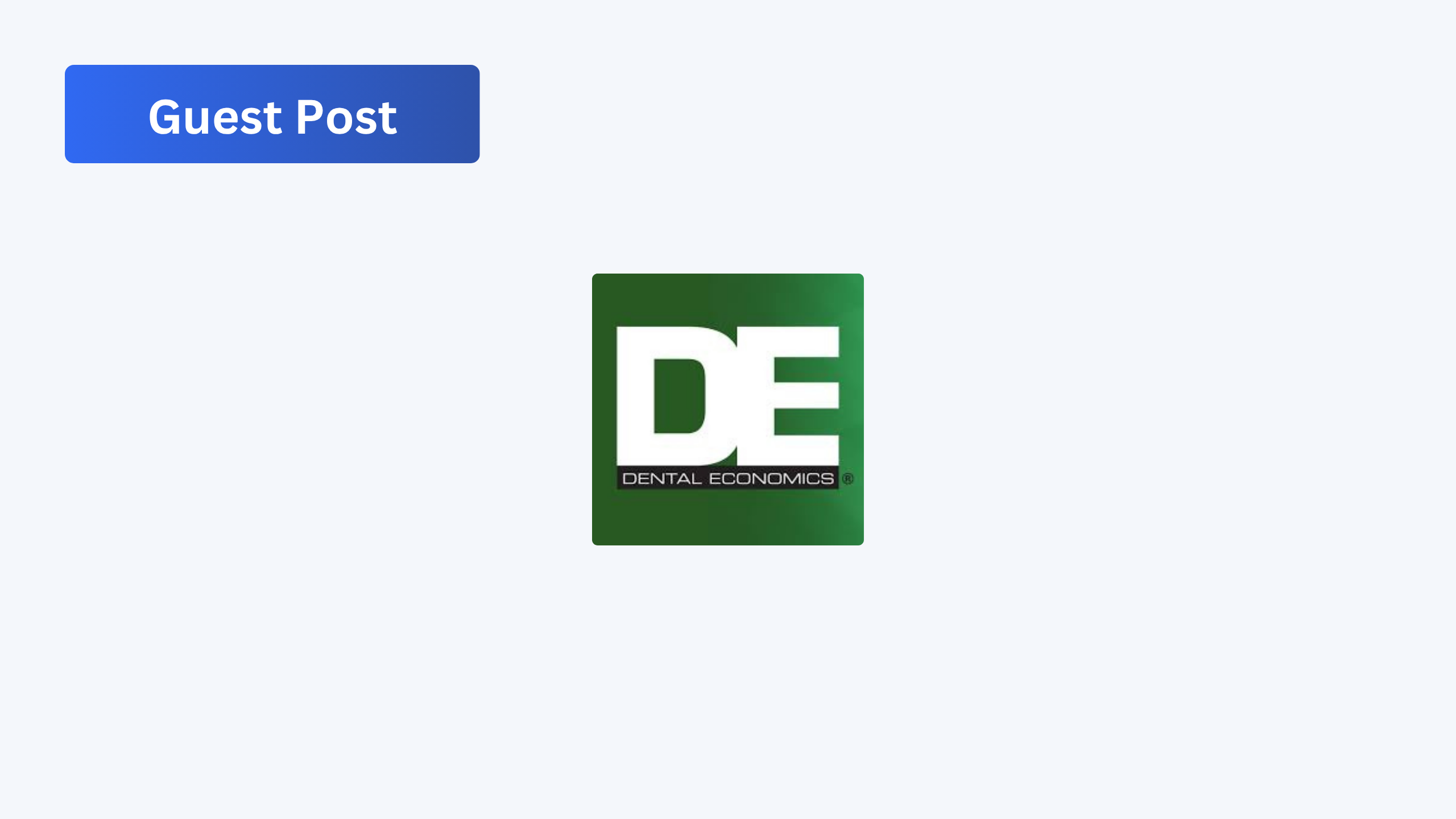 Logo for Dental Economics journal