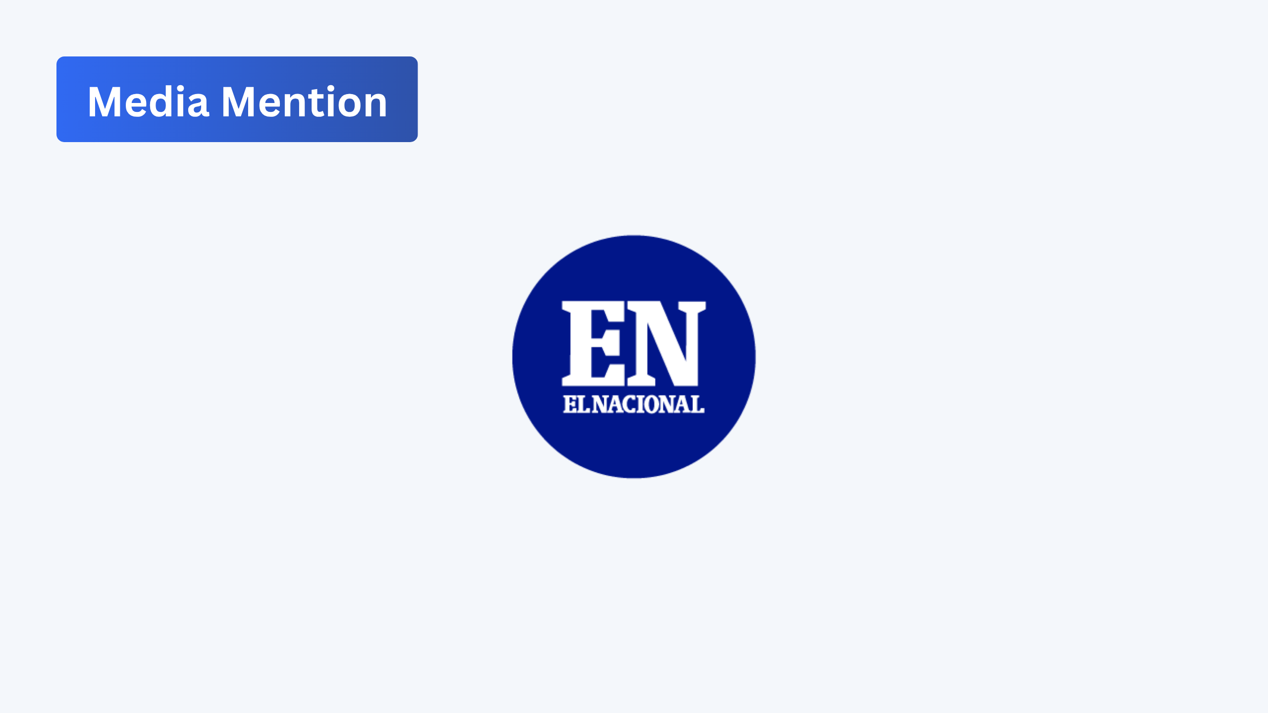 Logo for El Nacional publication