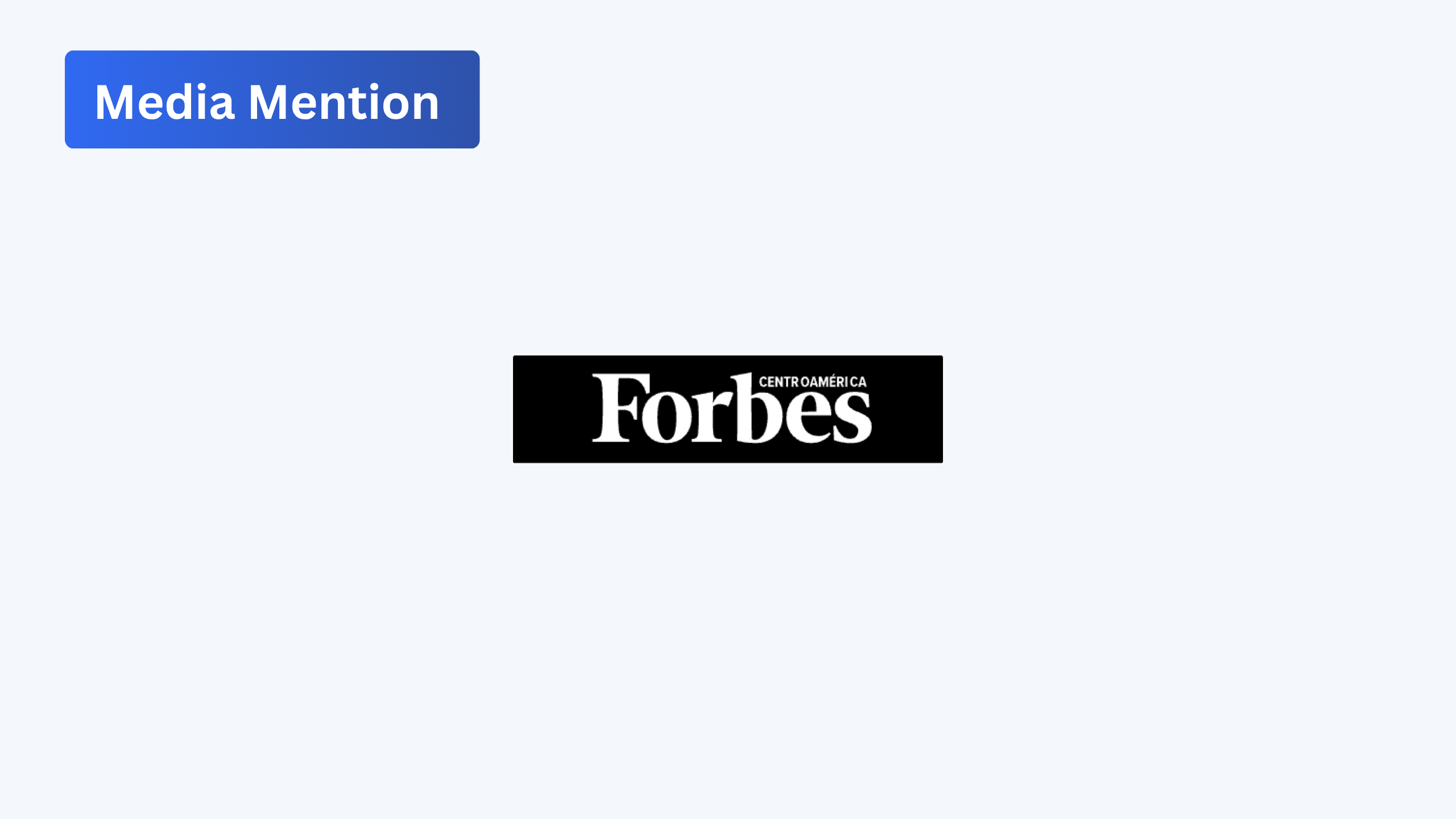Logo for Forbes Magazine