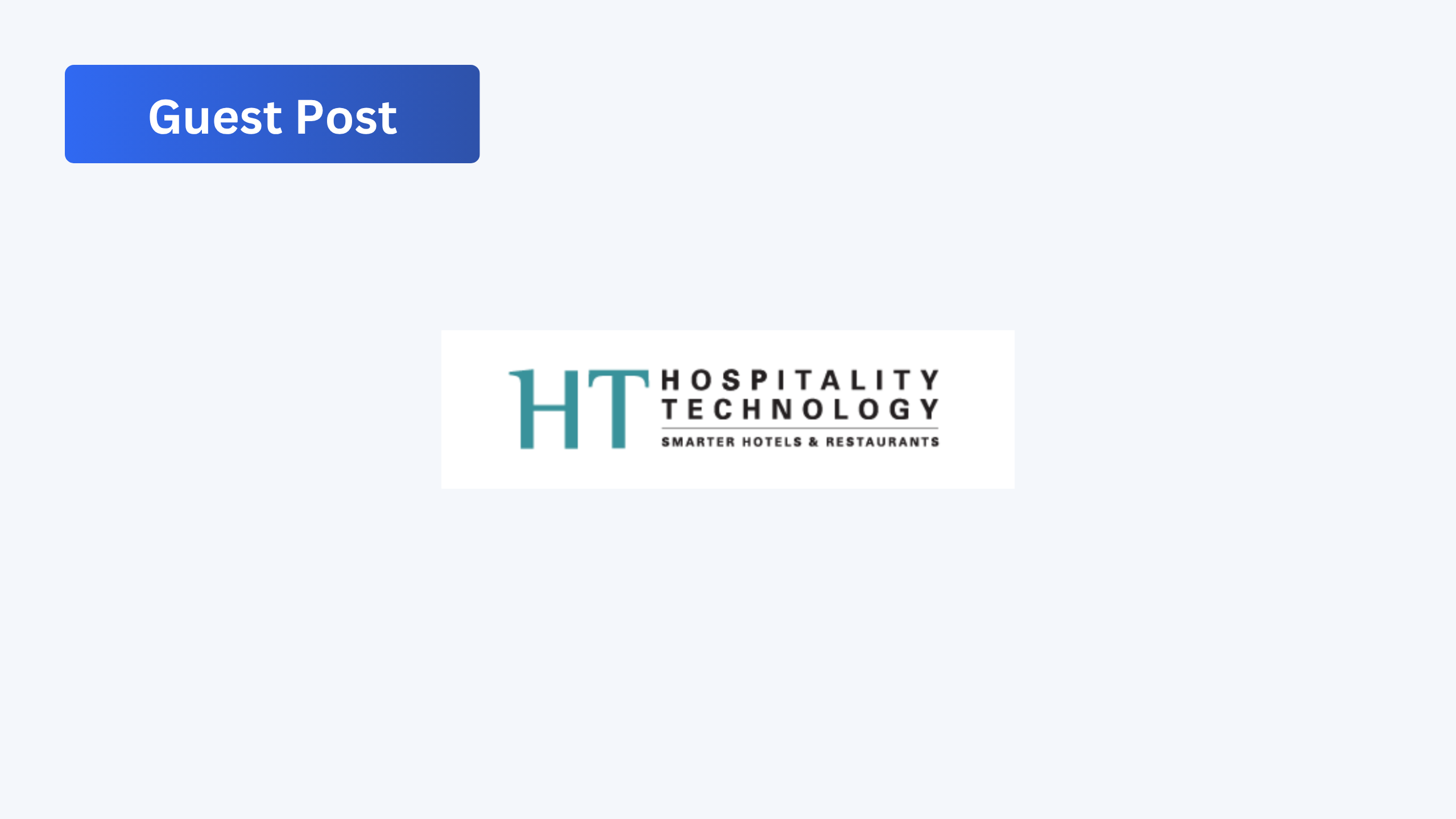 black and green logo for Hospital Technology magazine