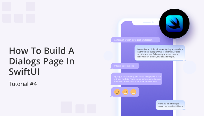 Build Dialogs Page with SwiftUI