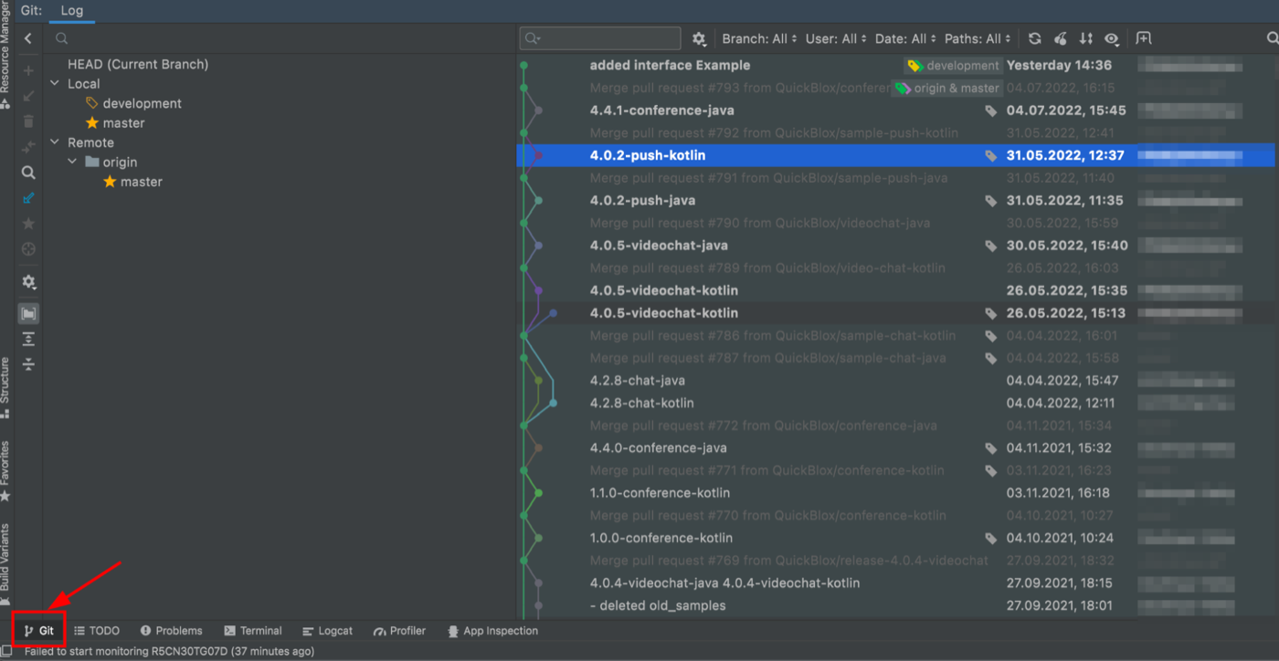 using the log in Android Studio
