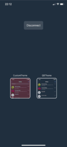 customized color scheme in iOs app