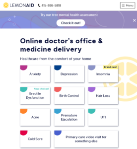 a complete telemedicine portal for patients that deals with everything from first step care to actually ship prescriptions