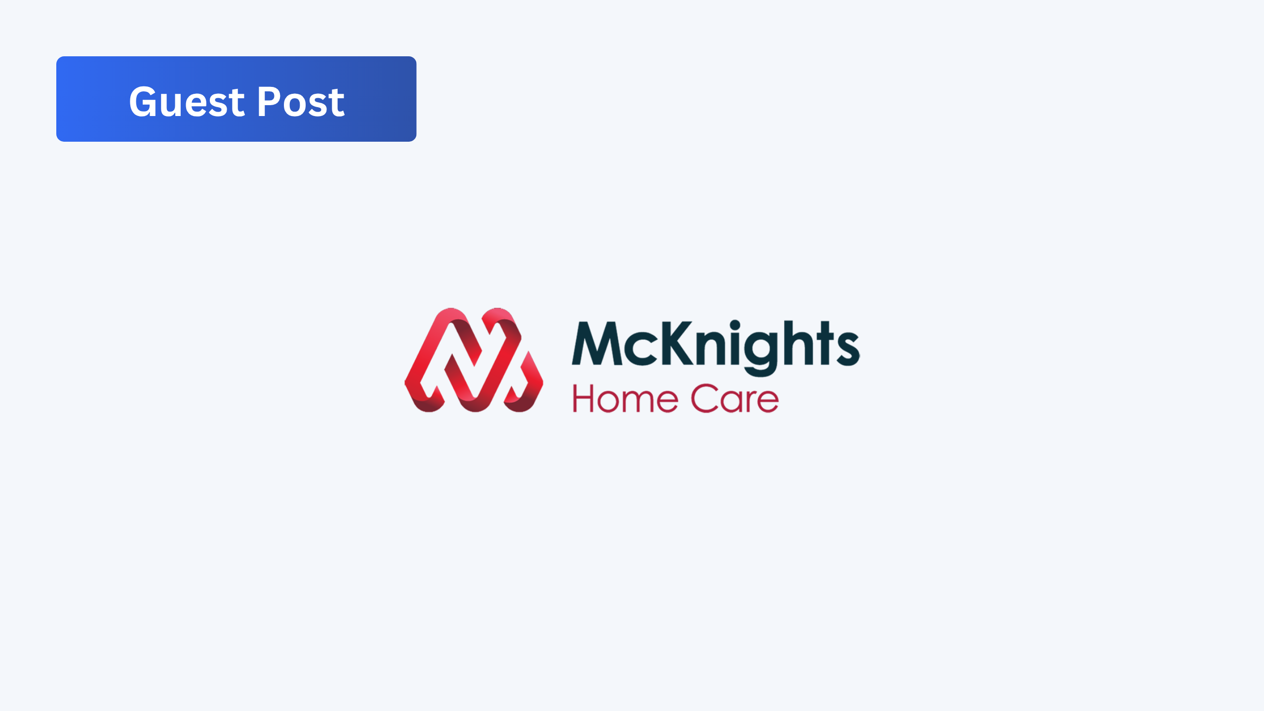 Logo for McKnights Home Care journal