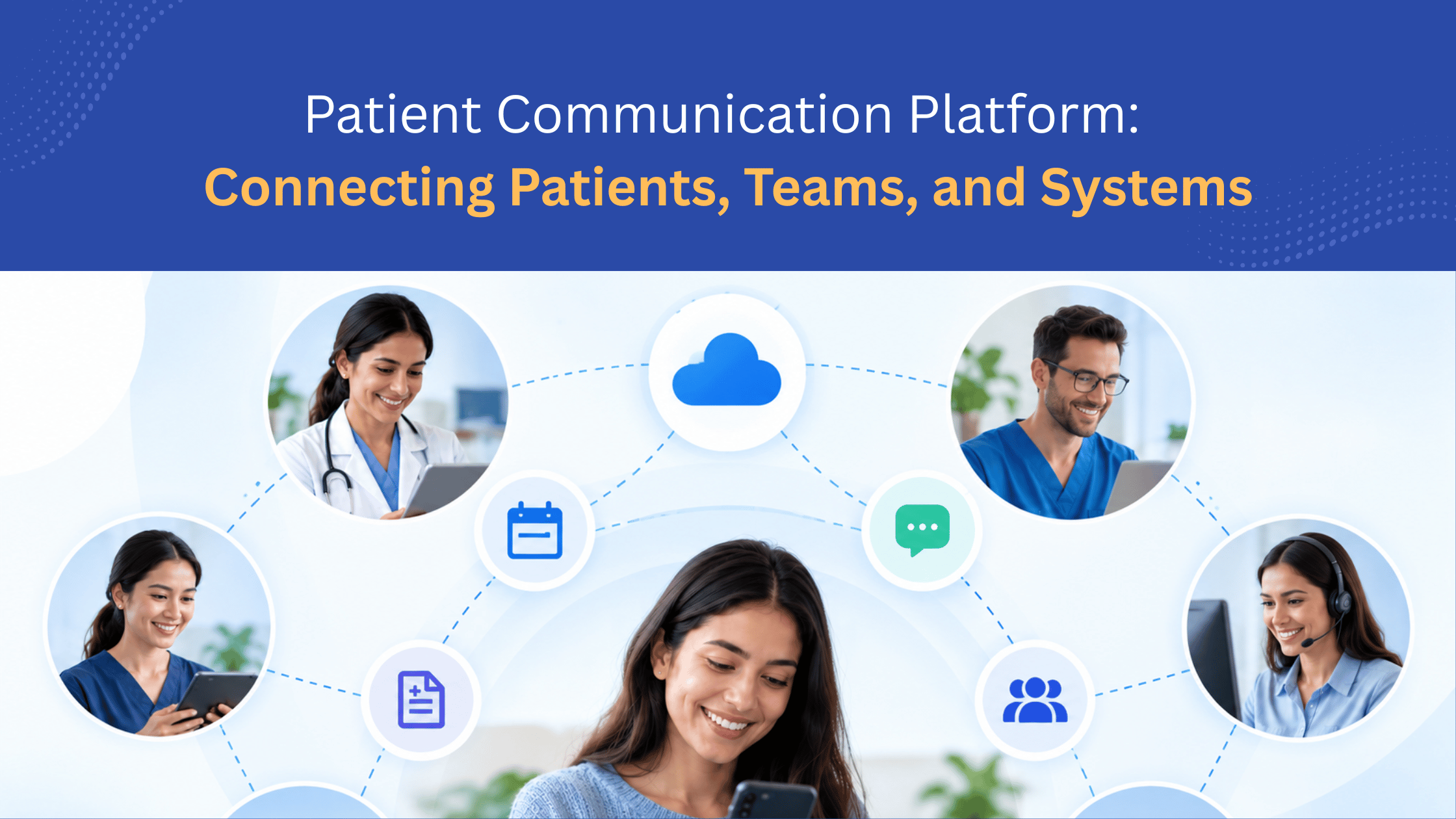 Patient communication platform connecting patients, healthcare teams, and systems through messaging, scheduling, and digital tools.