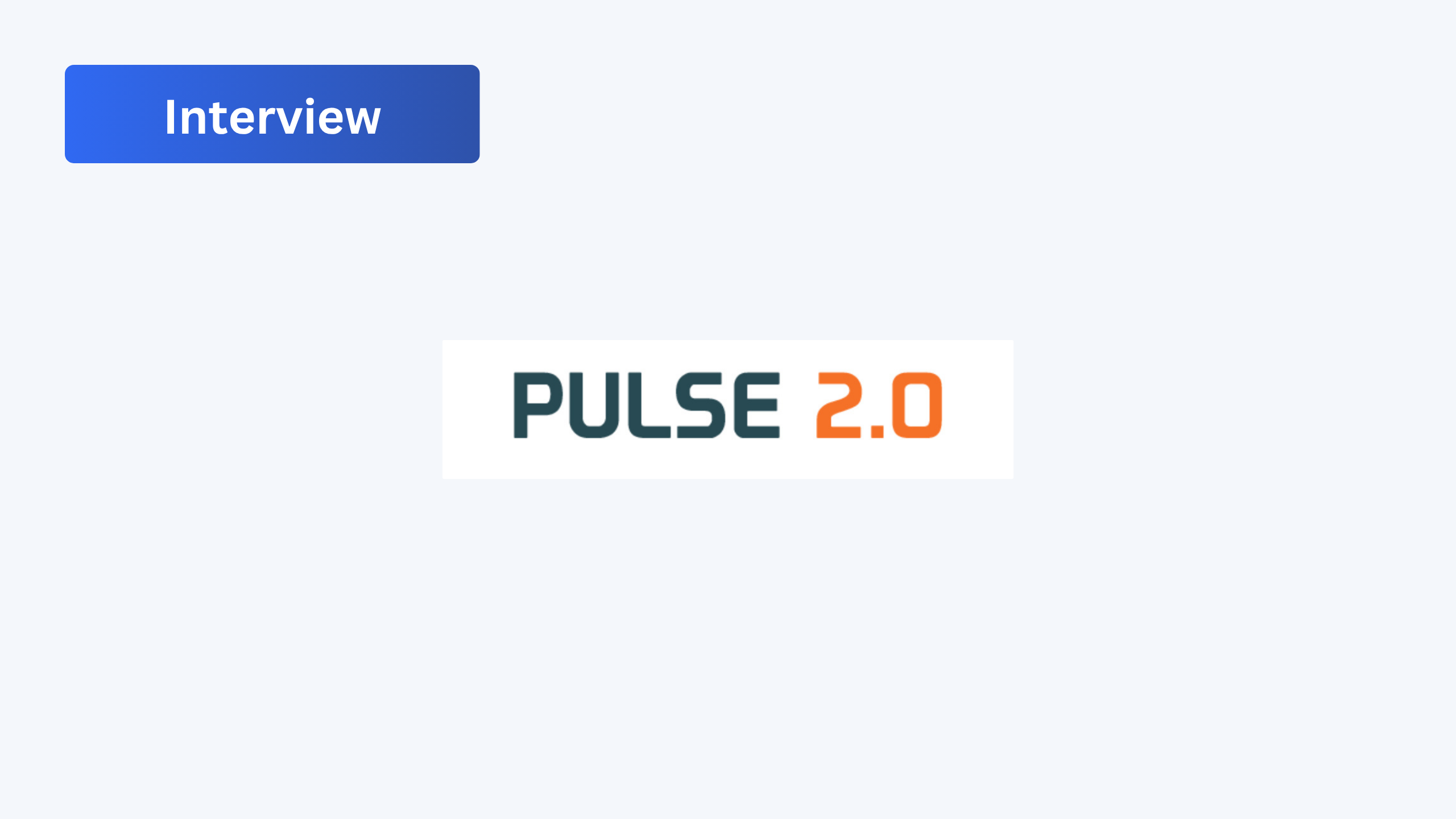 Logo for Pulse 2.0 magazine