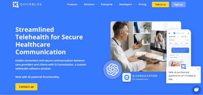 Q-Consultation Homepage