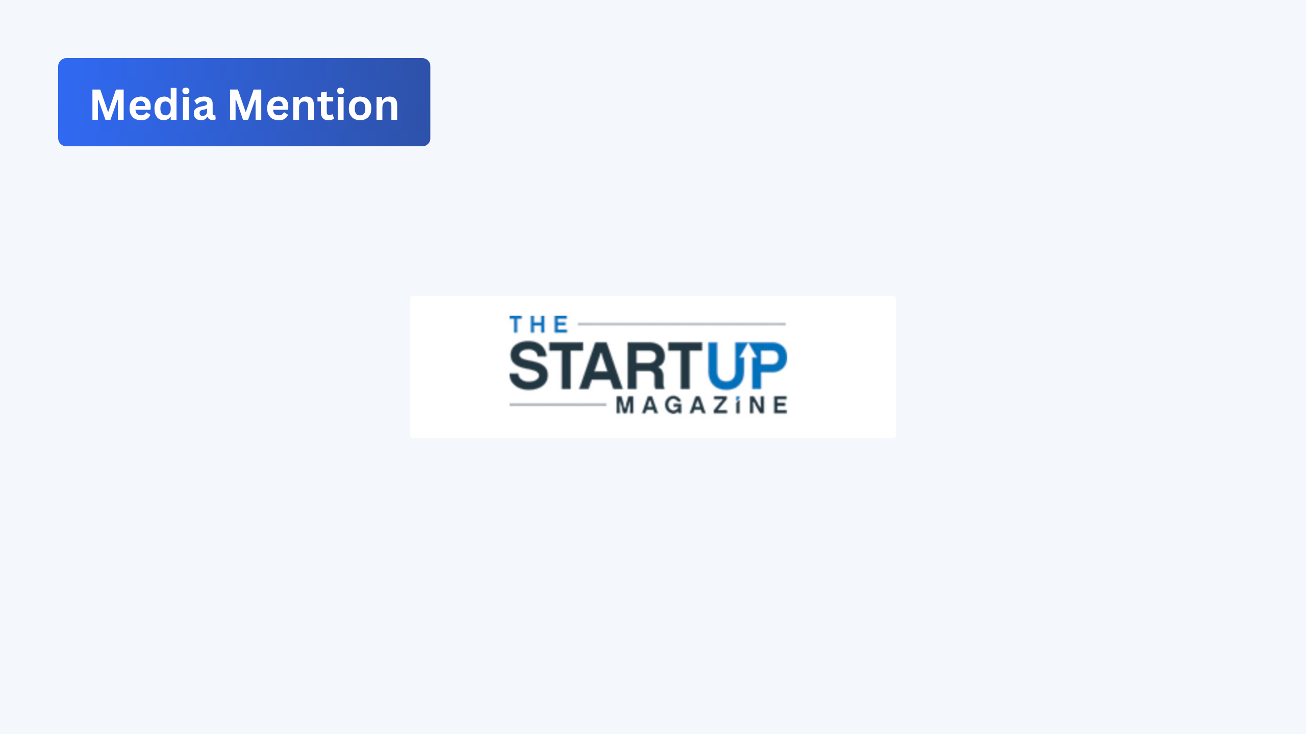 logo for The Startup Magazine