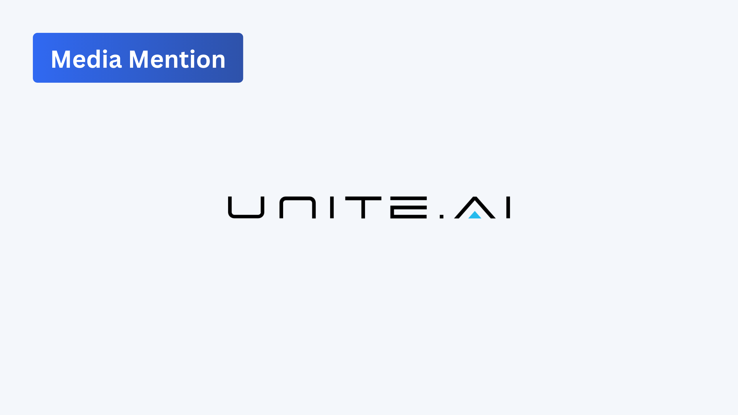 black and white logo for Unite AI magazine