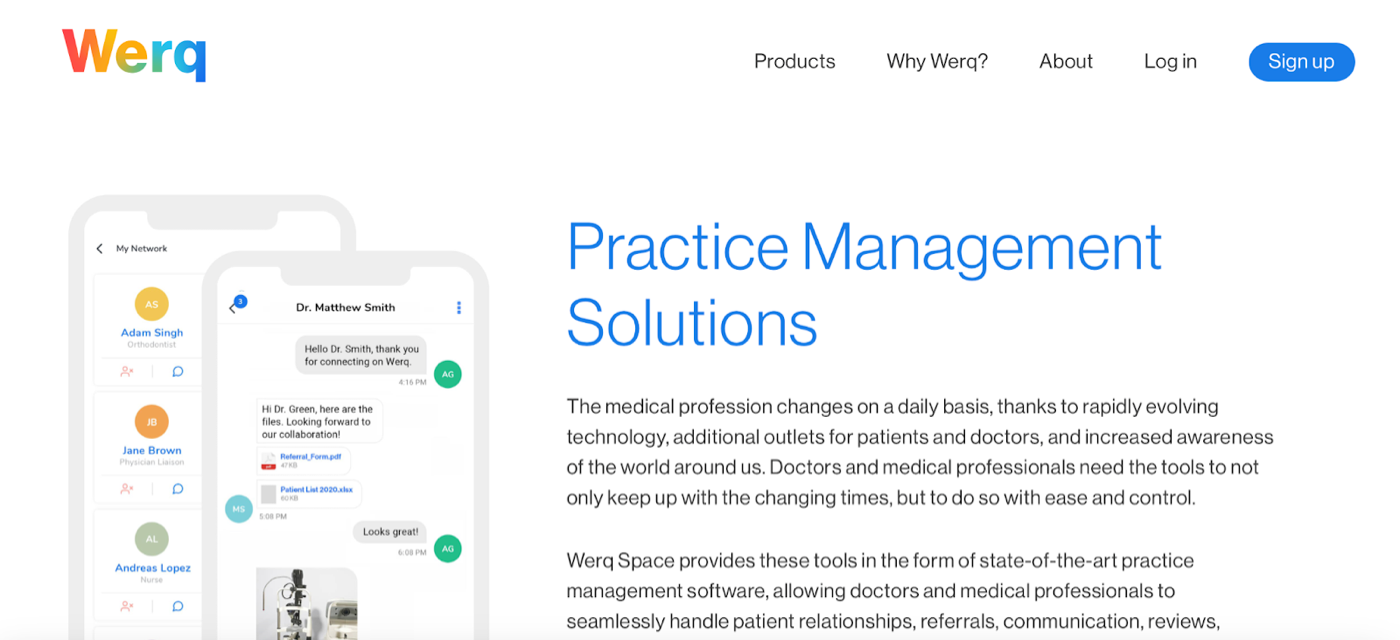 Werq homepage