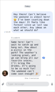 changing font style in a chat UI kit