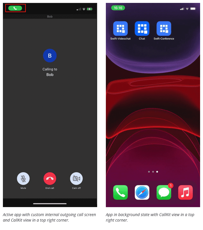 push notification screenshots