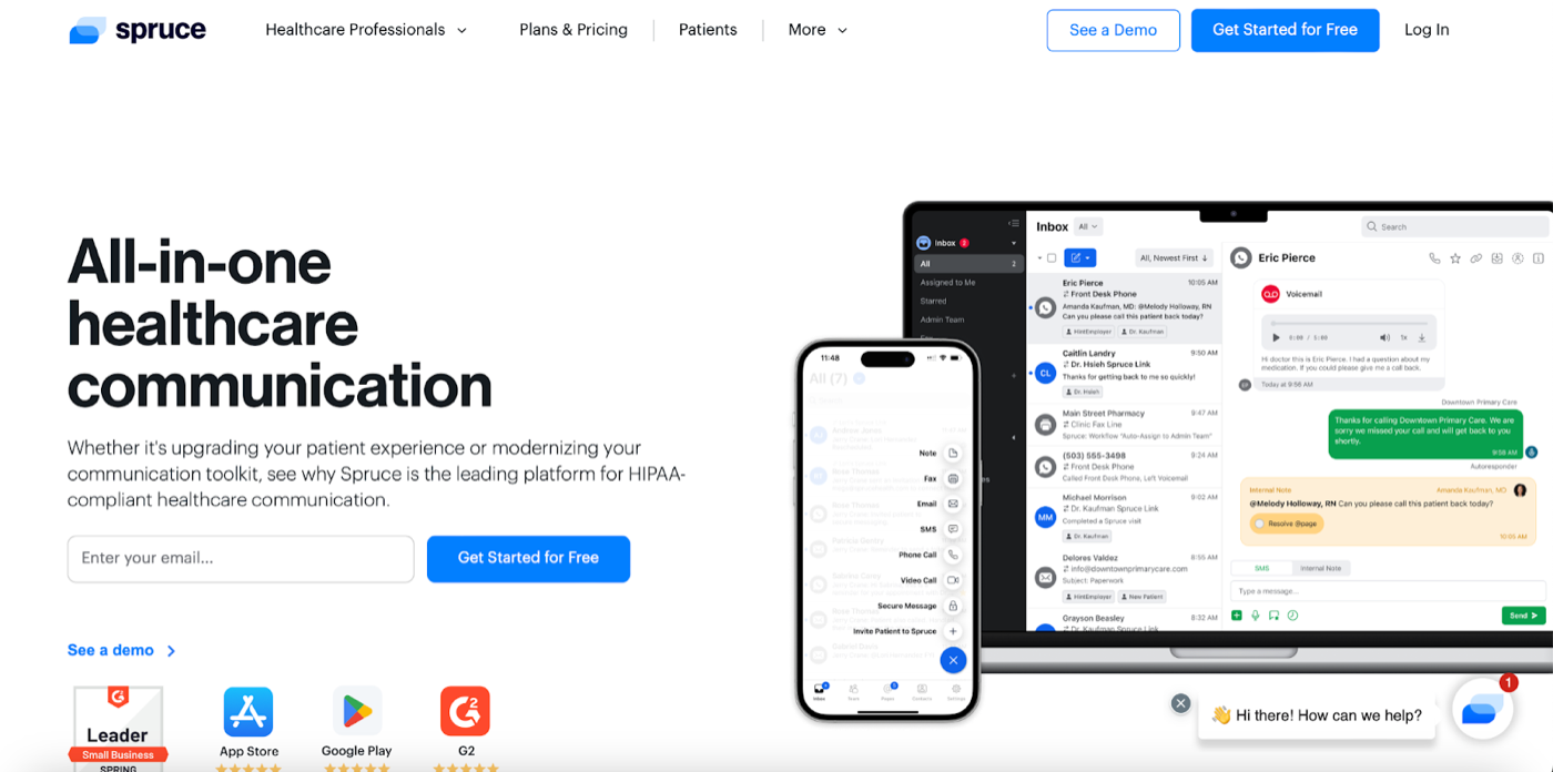Spruce homepage